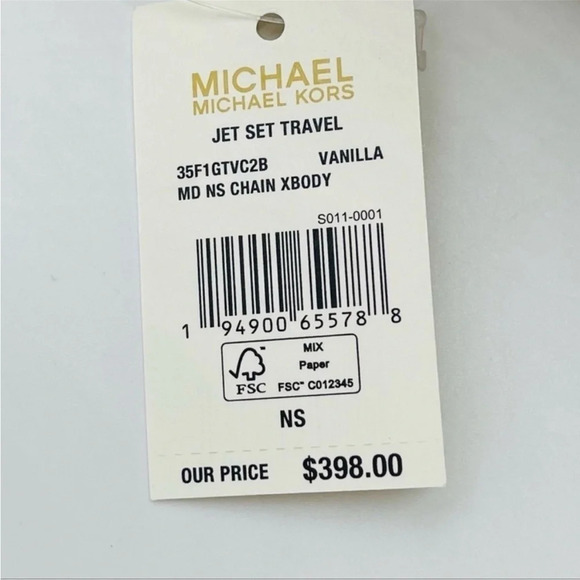 Michael Kors Medium NS Chain XBody Bag
Vanilla/Brown - Picture 12 of 12